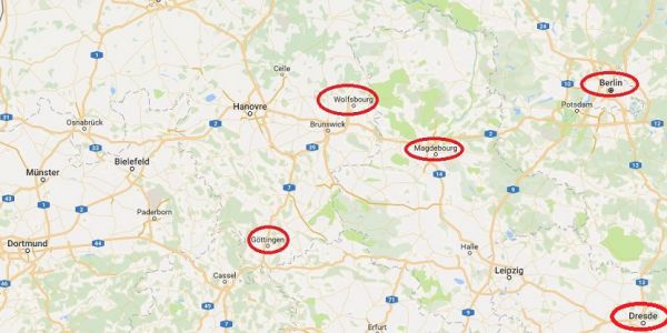 Sortie en ex-Allemagne de l'Est