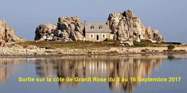 Sortie sur la côte de Granit Rose