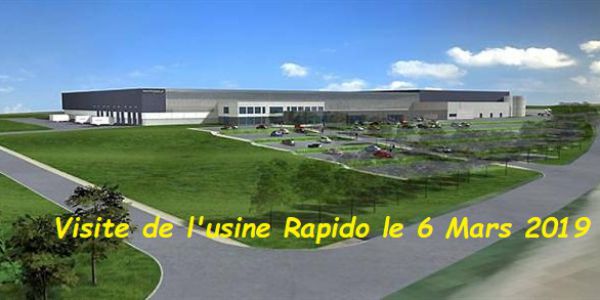 Visite de l'usine Rapido à Mayenne