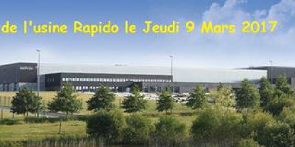 Visite de l'usine Rapido à Mayenne