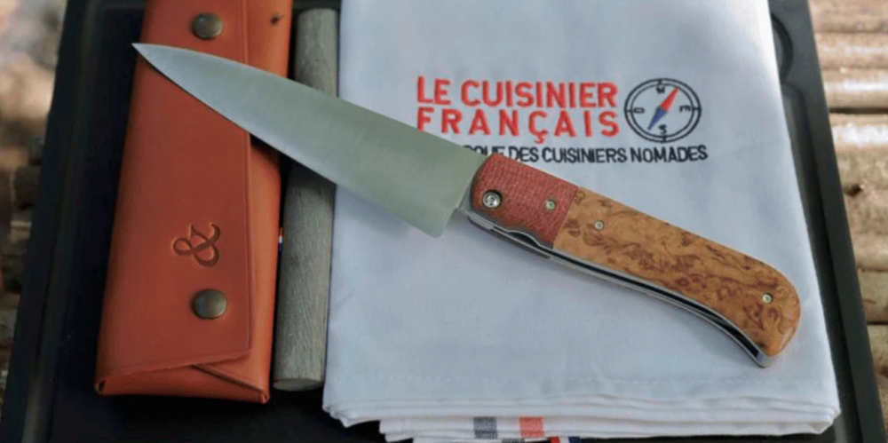 Le couteau L'Esperluète, véritable couteau de cuisine nomade