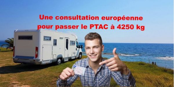 visuel Contribuez à la modification du permis de conduire pour les Camping-Cars