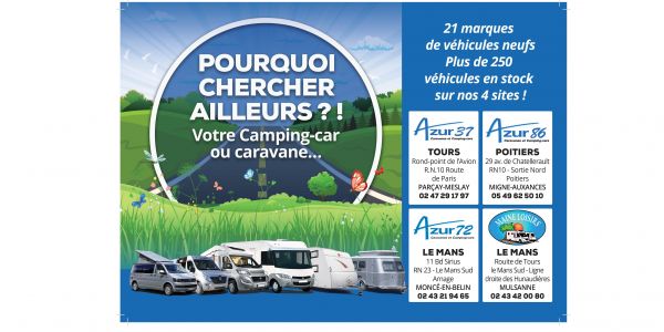 visuel Azur 37 Nouveau partenaire du Rapido Camping-Car Club de France