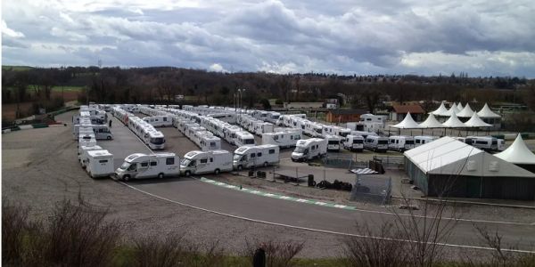 visuel Salon du camping-car de Lyon du 10 au 12 Mars 2023