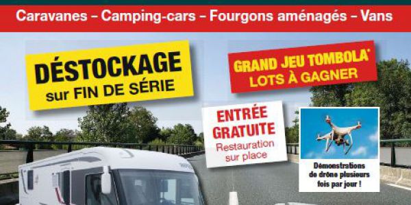 visuel Salon du Camping-Car d'occasion de St brieuc du 23 au 26 Février prochain