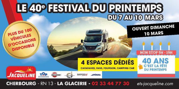 visuel Du 7 au 10 mars 2019 40ème Festival du Printemps à Cherbourg