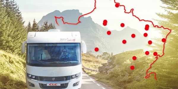 visuel Le Rapido Camping Car Club de France recommande CLC.