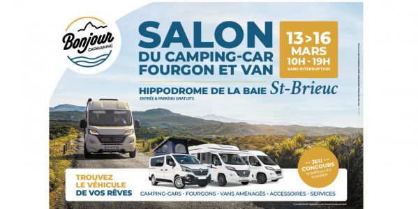 visuel Salon du Camping-Car, Fourgon et Van de St Brieux