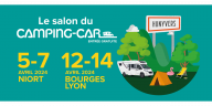 Salon du camping-car et de la caravane : Niort, Bourges, Lyon